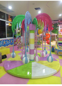 淘气堡配件电动椰子树室内儿童乐园游乐场设备设施玩具转盘椰子球