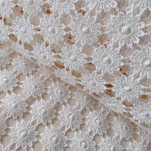 牛奶丝水溶蕾丝面料