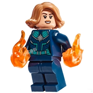 乐高lego 超级英雄 人仔 sh605 惊奇队长 sdcc 77902 30453