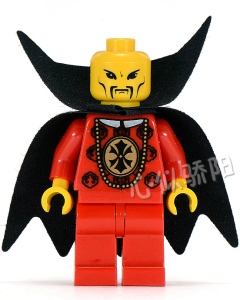 乐高lego 东方探险系列 人仔 adv048 中国皇帝 昌武帝 7419