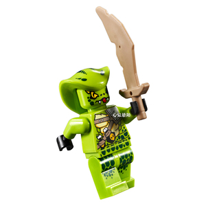 乐高lego 幻影忍者 人仔 第十季 njo497 绿色蛇人 派克 70679