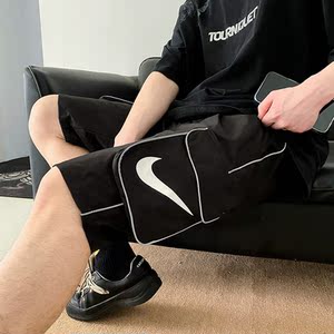 nike耐克休闲短裤男女运动宽松夏季中裤情侣潮牌潮流工装五分裤子