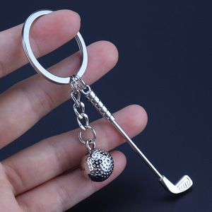 高尔夫球钥匙扣世界杯球迷用品赠送球场赠品小礼品钥匙链挂饰