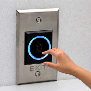 红外感应红外线非接触门控开关面板小区门禁进出门免接触自动开关