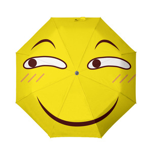 滑稽脸害怕脸表情晴雨伞 动漫折叠伞 贴吧滑稽二次元恶搞 表情包