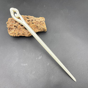 发簪和田玉青子山河令同款如意祥云簪头饰发饰凤尾玉簪子古风簪