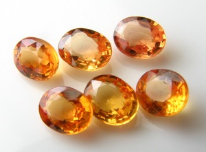 斯里兰卡产蓝宝石 橙色蓝宝石 帕德玛钢玉 帕帕拉恰蓝宝石裸石