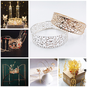 diy明制发饰敦煌发冠配件新款古装合金材质手镯古风饰品材料372