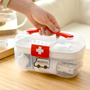 712人付款天猫药箱家用大容量医用箱多层大小号应急箱家庭装防疫药品