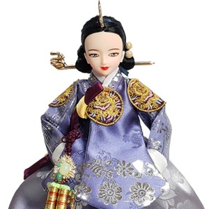 胭脂 韩国原装进口 韩服娃娃 传统古装 纯元王后