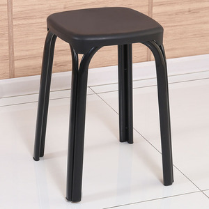 塑料凳子加厚板凳家用餐桌凳简约时尚创意可叠放收纳轻奢椅子高凳