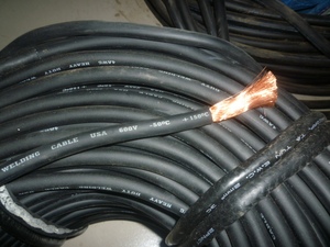 进口二手焊把线焊机地线电线电缆14awg纯铜芯焊机线纯铜芯汽车线