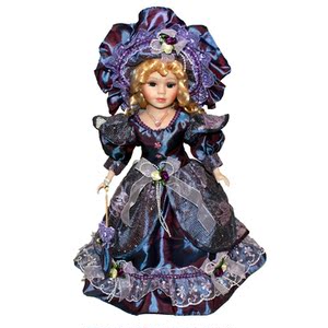 复古风维多利亚公主陶瓷洋娃娃中性换装玩偶小女孩生日礼物品