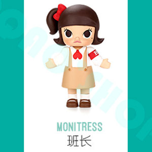 molly正版潮玩 泡泡玛特校园系列盲盒公仔手办潮玩摆件隐藏