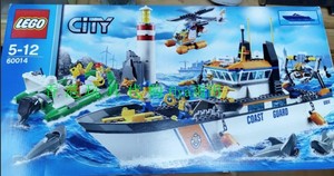 乐高 lego 60014 城市系列 海岸警卫巡逻队 儿童智益拼插积木玩具