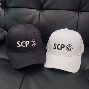 SCP基金会动漫周边刺绣硬顶棒球帽子二次元中二病联盟男女遮阳棉