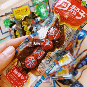 沟帮子风干肉条烧烤麻辣五香酱爆味鸭肉肉粒干非牛肉干即食零食