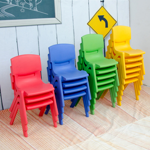 育才加厚塑料靠背椅子 幼儿园儿童学习桌椅 幼儿园桌椅塑料椅子