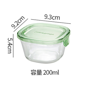 日本怡万家iwaki耐热玻璃特小号保鲜碗饭盒保鲜盒微波炉烤箱散装