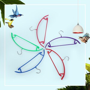 旺道【名迪】半圆 魔术浸塑塑料 多功能衣架防滑干湿衣架塑料(10