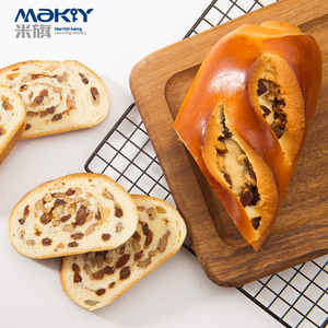 米旗俄罗斯大列巴早餐面包400g零食糕点核桃仁葡萄干包邮