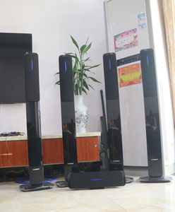 1家庭影院音响前置音柱家用落地立式无源卫星环绕音箱