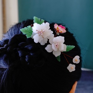 小簪花头饰汉服