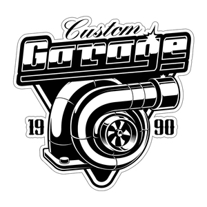 摩托车涡轮增压贴纸