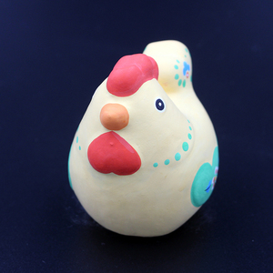 国家非遗无锡惠山泥人精品十二生肖工艺品装饰品手绘作品鸡