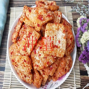 湖南永州宁远特产香辣油炸扁豆腐片子豆腐泡豆腐豆干油豆腐扁豆腐