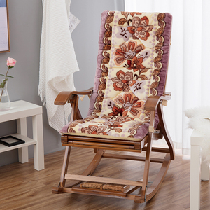 躺椅垫子通用可拆洗折叠椅睡椅垫子椅垫加厚冬季毛绒摇椅垫子坐垫