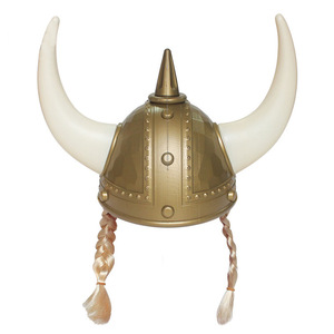 牛角帽海盗维京帽子古罗马战士帽子武士帽子战士头盔北欧海盗头盔
