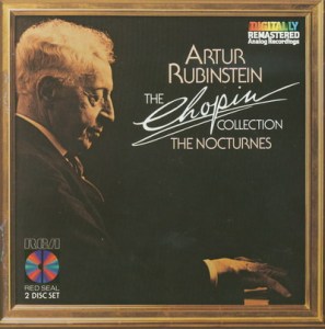 肖邦夜曲chopin nocturne 鲁宾斯坦rubinstein 两张cd碟