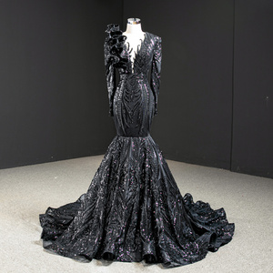 瑞思美婚纱2022新款新娘独唱蓬蓬裙高端鱼尾拖尾主持人演出礼服