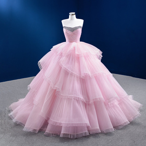 美声艺考演出独唱蓬蓬裙2022新款新娘敬酒服公主长裙婚礼晚会礼服