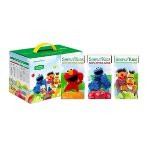 山姆 simply kids美国芝麻街果汁混合口味3l橙汁苹果梨汁果蔬饮料