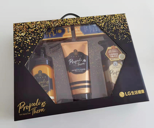 韩国lg生活健康洗护套装礼盒进口日用新年礼品赋源生机蜂胶洗发水