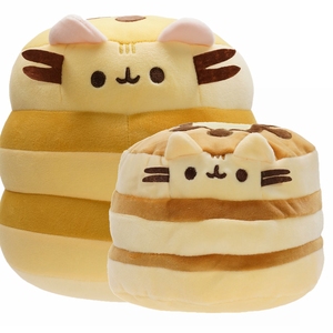 煎饼猫 饼干猫表情系列公仔 毛绒玩具抓机夹机娃娃卡通礼物代发玩