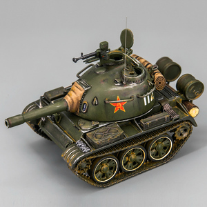 59式主战坦克q版3d打印模型(type 59 tank)【拓城】