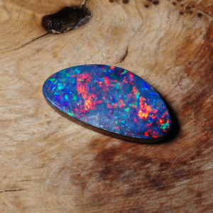 欧珀裸石天然澳宝石媲美闪电岭黑欧泊戒面可镶嵌定做金银吊坠戒指