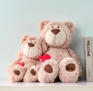 现货德国nici爱心熊毛绒公仔毛绒玩具玩偶熊安抚公仔玩偶大号小熊