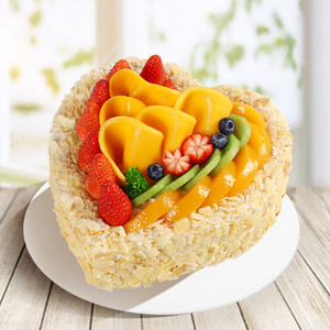 深圳心形生日蛋糕