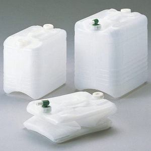 实验室用可折叠塑料双口塑料桶带龙头酒精液体半透明搬运桶10l20l