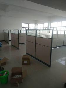 上海办公家具简约板式屏风隔断带玻璃 工作位隔断时尚可移动高隔