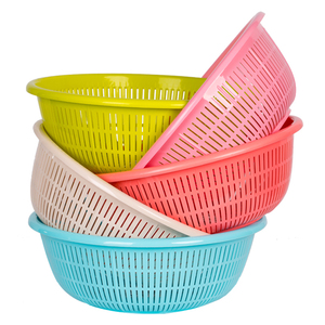 创意洗菜篮子塑料水槽沥水篮厨房洗菜篮水果篮四件套滤水篮菜篮