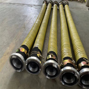 消防水管吸水管道大口径消防给水专用管铠装管螺纹橡胶抽水管软管