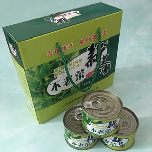 鄱阳特产 新芝安不老菜 春不老腌菜 开胃菜下饭菜  12罐/盒 包邮