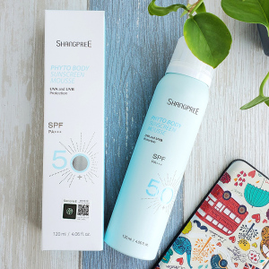 新品 香蒲丽身体防晒泡沫喷雾 spf50 120ml 清爽不油腻 用前摇匀