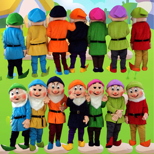 七个小矮人卡通人偶服装行走漫道具表演玩偶公仔衣服人物头套可爱