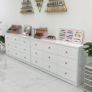 简约美容院产品陈列柜货架美甲理发店展柜母婴店货柜赛福旗舰店600